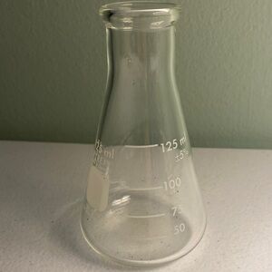 PYREX Clear Glass Erlenmeyer Flask 125ml